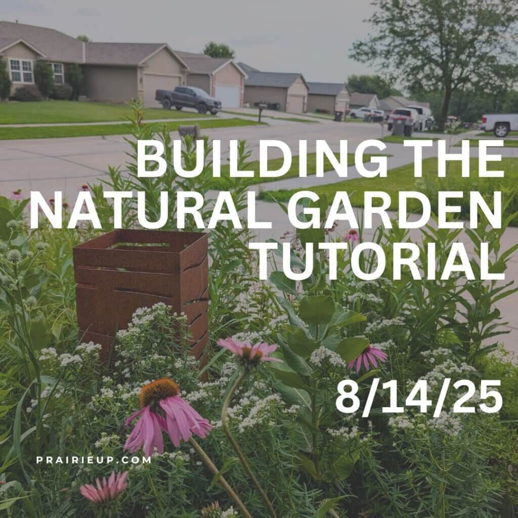 Building the natural garden tutorial sign up